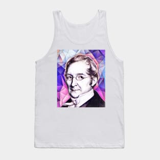 Bernard Courtois Pink Portrait | Bernard Courtois Artwork 8 Tank Top